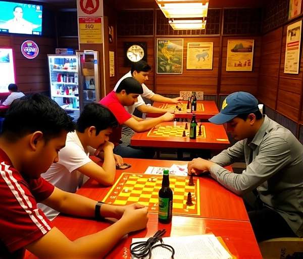 Spicy Bazaar Blitz tournament in Mumbai with players competing
